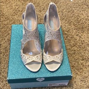 Blue by Betsey Johnson Rhinestone Heels
